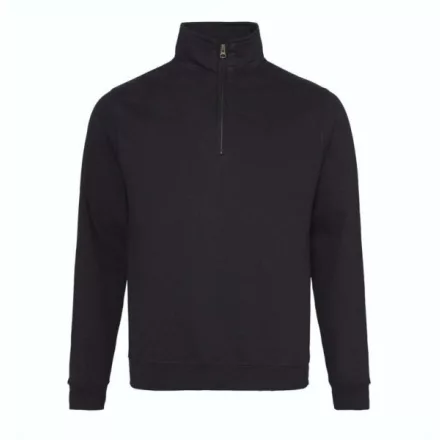 utt_awjh046jbk-m Just Hoods AWJH046 SOPHOMORE 1/4 ZIP SWEAT M
