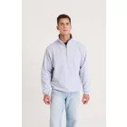 utt_awjh046jbk-s Just Hoods AWJH046 SOPHOMORE 1/4 ZIP SWEAT S