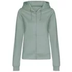 utt_awjh050fdugn-m Just Hoods AWJH050F WOMEN'S COLLEGE ZOODIE M