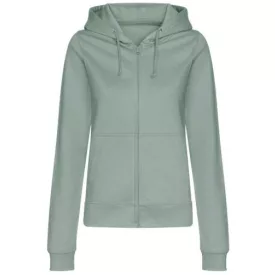   utt_awjh050fdugn-xs Just Hoods AWJH050F WOMEN'S COLLEGE ZOODIE XS
