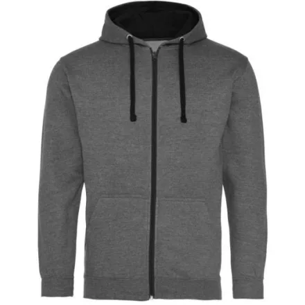 utt_awjh053ch-jbk-m Just Hoods AWJH053 VARSITY ZOODIE M