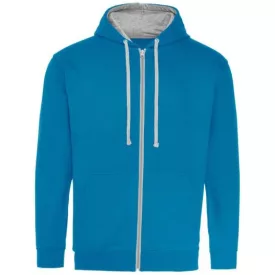 utt_awjh053shb-hgr-l Just Hoods AWJH053 VARSITY ZOODIE L
