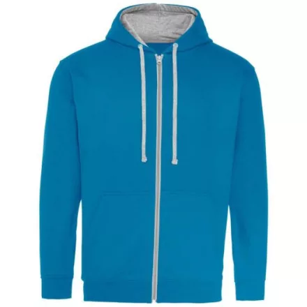 utt_awjh053shb-hgr-xl Just Hoods AWJH053 VARSITY ZOODIE XL