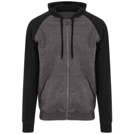 utt_awjh063ch-jbk-m Just Hoods AWJH063 BASEBALL ZOODIE M