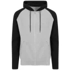 utt_awjh063hgr-jb-2xl Just Hoods AWJH063 BASEBALL ZOODIE 2XL