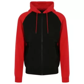 utt_awjh063jb-fr-m Just Hoods AWJH063 BASEBALL ZOODIE M
