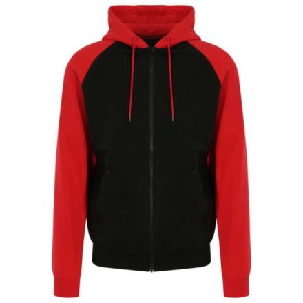 utt_awjh063jb-fr-m Just Hoods AWJH063 BASEBALL ZOODIE M