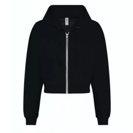   utt_awjh065dbl-xl Just Hoods AWJH065 WOMEN'S FASHION CROPPED ZOODIE XL