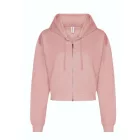 utt_awjh065dup-s Just Hoods AWJH065 WOMEN'S FASHION CROPPED ZOODIE S