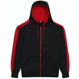   utt_awjh066jb-fr-l Just Hoods AWJH066 SPORTS POLYESTER ZOODIE L