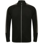 utt_fhlv871bl-gmt-xs Finden + Hales FHLV871 ADULT'S KNITTED TRACKSUIT TOP XS