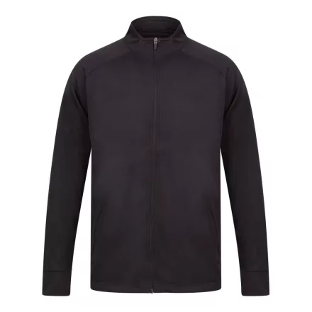 utt_fhlv871bl-xs  Finden + Hales FHLV871 ADULT'S KNITTED TRACKSUIT TOP XS