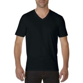   utt_gi41V00bl-s Gildan GI41V00 PREMIUM COTTON® FELNŐTT V-NYAKÚ PÓLÓ S