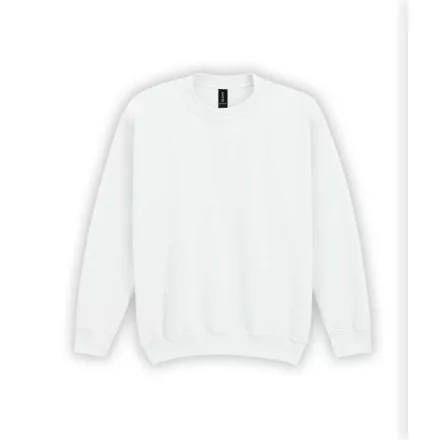 utt_giB18000wh-m Gildan GIB18000 HEAVY BLEND™ YOUTH CREWNECK SWEATSHIRT M