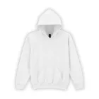 utt_giB18500wh-m Gildan GIB18500 HEAVY BLEND™ YOUTH HOODED SWEATSHIRT M