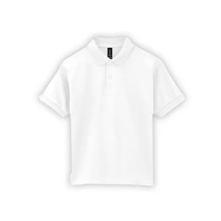 utt_giB8800wh-m Gildan GIB8800 DRYBLEND® YOUTH JERSEY POLO SHIRT M