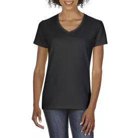   utt_giL4100Vbl-xl Gildan GIL4100V PREMIUM COTTON®NŐI V-NYAKÚ PÓLÓ XL