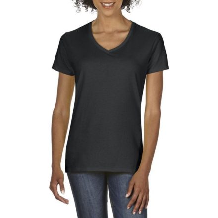 utt_giL4100Vbl-xl Gildan GIL4100V PREMIUM COTTON®NŐI V-NYAKÚ PÓLÓ XL