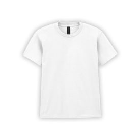   utt_gib65000wh-xs Gildan GIB65000 SOFTSTYLE® MIDWEIGHT YOUTH T-SHIRT XS