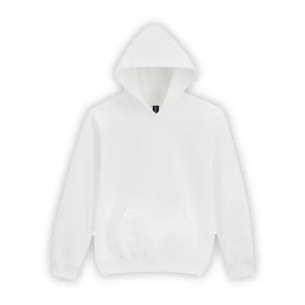 utt_gibsf500wh-m Gildan GIBSF500 SOFTSTYLE® MIDWEIGHT FLEECE YOUTH HOODIE M