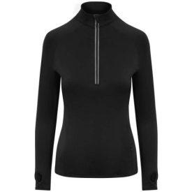   utt_jc035jbl-xs Just Cool JC035 WOMEN'S COOL FLEX 1/2 ZIP TOP XS