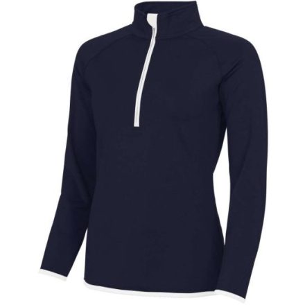 utt_jc036fn-arw-s Just Cool JC036 WOMEN'S COOL 1/2 ZIP SWEAT S