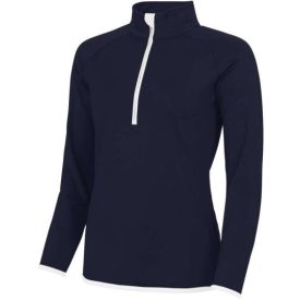   utt_jc036fn-arw-xs Just Cool JC036 WOMEN'S COOL 1/2 ZIP SWEAT XS