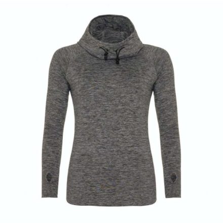 utt_jc038gm-s Just Cool JC038 WOMEN'S COOL COWL NECK TOP S