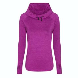   utt_jc038ram-m Just Cool JC038 WOMEN'S COOL COWL NECK TOP M
