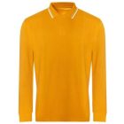 utt_jp103mst-wh-m Just Polos JP103 LONG SLEEVE TIPPED 100 POLO M