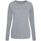 utt_jt002fhgr-m Just Ts JT002F HOSSZU UJJÚ NŐI TRI-BLEND PÓLÓ M