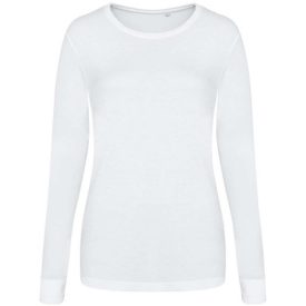   utt_jt002fsowh-m Just Ts JT002F HOSSZU UJJÚ NŐI TRI-BLEND PÓLÓ M