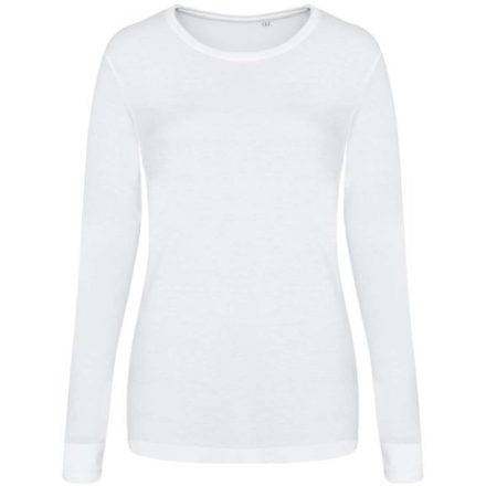 utt_jt002fsowh-s Just Ts JT002F HOSSZU UJJÚ NŐI TRI-BLEND PÓLÓ S