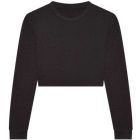 utt_jt016hbl-xs Just Ts JT016 WOMEN'S L/S CROPPED T XS