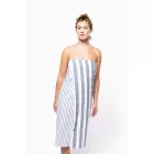 utt_ka132swh-sm-u Kariban KA132 STRIPED FRINGED FOUTA U