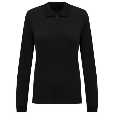 Kariban KA2028 LADIES’ ORGANIC 180 PIQUÉ POLO SHIRT LONG SLEEVES XS