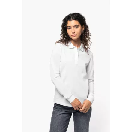 Kariban KA2028 LADIES’ ORGANIC 180 PIQUÉ POLO SHIRT LONG SLEEVES XS