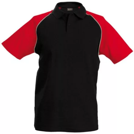 utt_ka226bl-re-xl Kariban KA226 BASEBALL - SHORT-SLEEVED POLO SHIRT XL