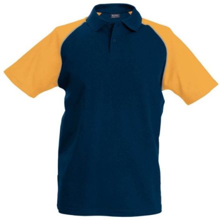 utt_ka226nv-or-2xl Kariban KA226 BASEBALL - SHORT-SLEEVED POLO SHIRT 2XL