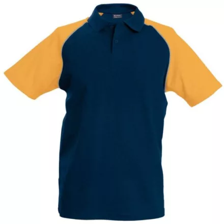 utt_ka226nv-or-xl Kariban KA226 BASEBALL - SHORT-SLEEVED POLO SHIRT XL