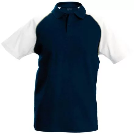 utt_ka226nv-wh-m Kariban KA226 BASEBALL - SHORT-SLEEVED POLO SHIRT M