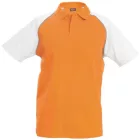 utt_ka226or-wh-3xl Kariban KA226 BASEBALL - SHORT-SLEEVED POLO SHIRT 3XL