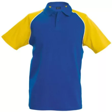 utt_ka226ro-ye-2xl Kariban KA226 BASEBALL - SHORT-SLEEVED POLO SHIRT 2XL