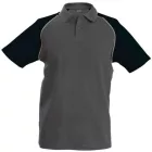 utt_ka226sl-bl-xl Kariban KA226 BASEBALL - SHORT-SLEEVED POLO SHIRT XL