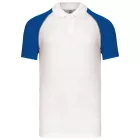utt_ka226wh-ro-2xl Kariban KA226 BASEBALL - SHORT-SLEEVED POLO SHIRT 2XL