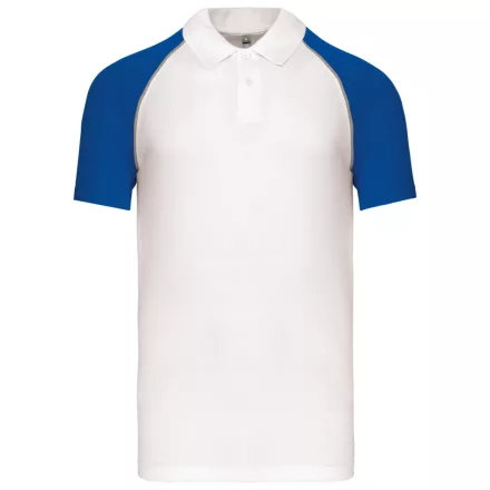 utt_ka226wh-ro-2xl Kariban KA226 BASEBALL - SHORT-SLEEVED POLO SHIRT 2XL