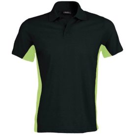   utt_ka232bl-li-3xl Kariban KA232 FLAG - SHORT-SLEEVED TWO-TONE POLO SHIRT 3XL