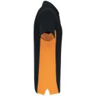 utt_ka232bl-or-l Kariban KA232 FLAG - SHORT-SLEEVED TWO-TONE POLO SHIRT L