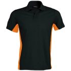 utt_ka232bl-or-s Kariban KA232 FLAG - SHORT-SLEEVED TWO-TONE POLO SHIRT S