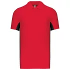 utt_ka232re-bl-s Kariban KA232 FLAG - SHORT-SLEEVED TWO-TONE POLO SHIRT S
